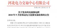 河北南部电网9月份双边电力直接交易结果出炉:购电方降低成本605.81万元