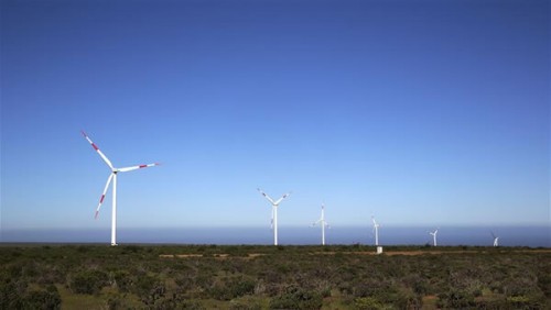 中国在智利投资建设的首个风电场投入使用