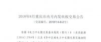 重庆2018年8月市内月内发电权交易：8月28日展开