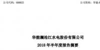 半年报丨华能水电上半年实现营业收入 64.69 亿元
