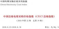 中电联公布沿海电煤采购指数CECI第39期：电煤价格小幅上涨