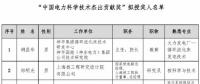 2018中国电力科学技术奖135项、人物奖110位拟授奖公示（附全名单）