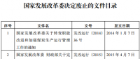 发改委废止《关于规范跨省发电、供电计划和省级发电、供电计划备案核准报送审批工作》等8个文件