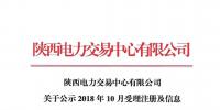陕西公示8家售电公司(3家北京推送)及2家售电公司的注册信息变更申请