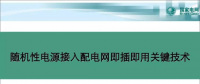 中国电科院苏剑：随机性电源接入配电网即插即用关键技术