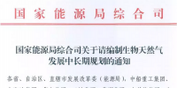 国家能源局:生物天然气被列入国家能源发展战略