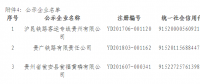 贵州关于沪昆铁路客运专线贵州有限公司等3家 市场主体注册信息变更公示的通知