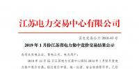 售电锦鲤!江苏2019年1月集中竞价价差1毛/千瓦时!