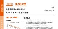 2019年电力行业十大猜想
