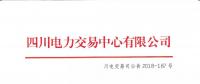 四川电力交易中心发布了《关于发布2018年12月电力直接交易火电配置情况的公告