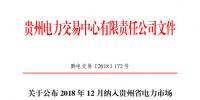 贵州12月新增2家售电公司