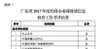 广东省生态环境厅发布了《关于印发广东碳交易试点2017年度核查、参与全国<font color=