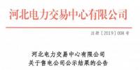 河北发布了《关于售电公司公示结果的公告》北京推送的1家售电公司