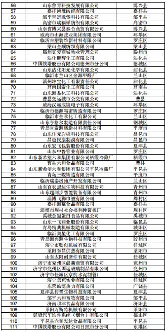  山东公示2019年2月新增已完成注册的206家电力用户