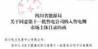 四川新增第十一批4家售电公司