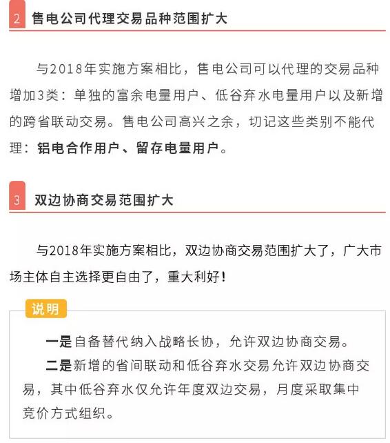 解读四川省2019年省内电力市场化交易实施方案