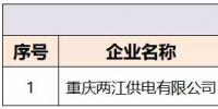 重庆公示申请注册信息变更的重庆两江供电有限公司
