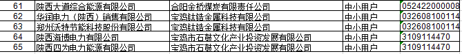 陕西2019年下半年电力直接交易售电公司代理中小用户信息申报 65家未通过初审