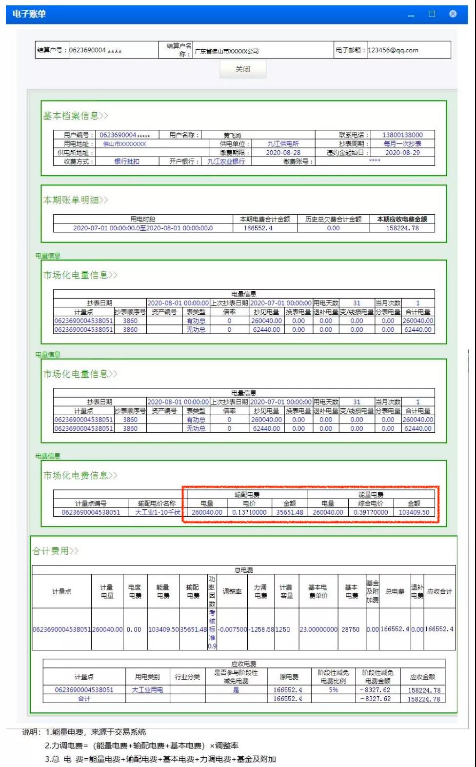 广东用户侧｜首张采用现货顺价模式的电费结算单出现了