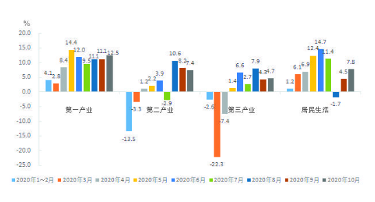 10月份用电量延续较快增长态势 国民经济持续恢复向好